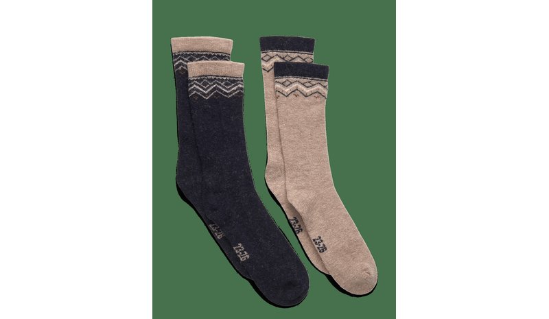 MINYMO Winter Wool Socks 2-Pack - DARK NAVY - 23\26 – kuva 1/2