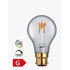 E3LIGHT E3 Led Vintage A60 B22 Spiral Dimmable Plastic - CLEAR - Ø6.0X10.2 cm