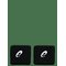 ASICS Wrist Band Pair - PERFORMANCE BLACK - One Size – kuva 1