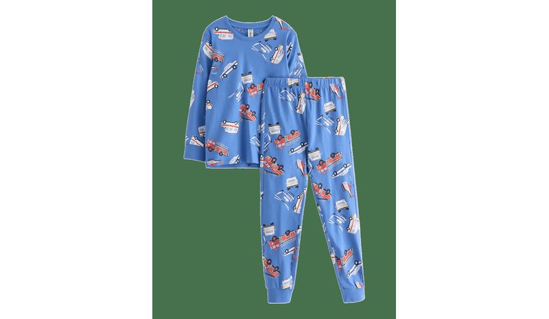 LINDEX Pyjama Set - DUSTY BLUE - 92 – kuva 1/2