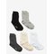 MINYMO Ankle Sock - Multi (5-Pack) - WHITE - 31-34 – kuva 1