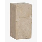 OYOY LIVING DESIGN Savi Square Marble Candleholder - High - BEIGE - H10 cm
