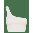 GIRLFRIEND COLLECTIVE Bianca Bra, One Shoulder - IVORY - XL