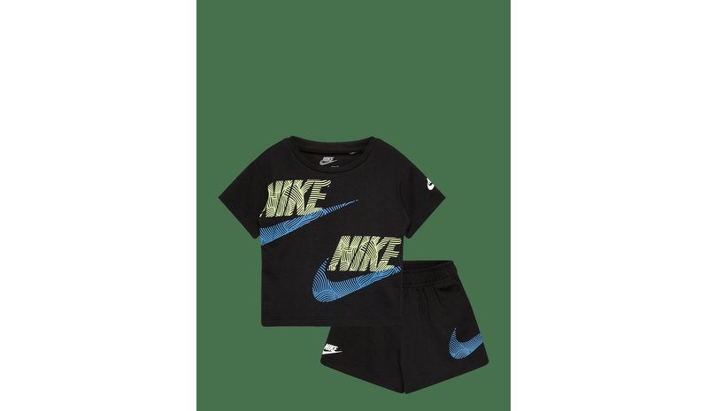 NIKE Nike Knit Short Set - BLACK - 74/80