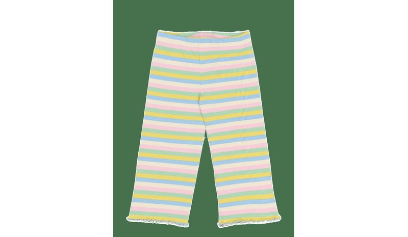 THE NEW Tnstsofia Wide Rib Pants - MULTI STRIPED - 104 – kuva 1/2