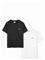 BOSS Set 2 T-Shirts - BLACK WHITE - 126 – kuva 1