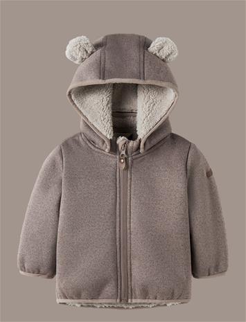 NAME IT Nbnmada08 Jacket Solid Fo - SILVER MINK - 86 – kuva 1/2