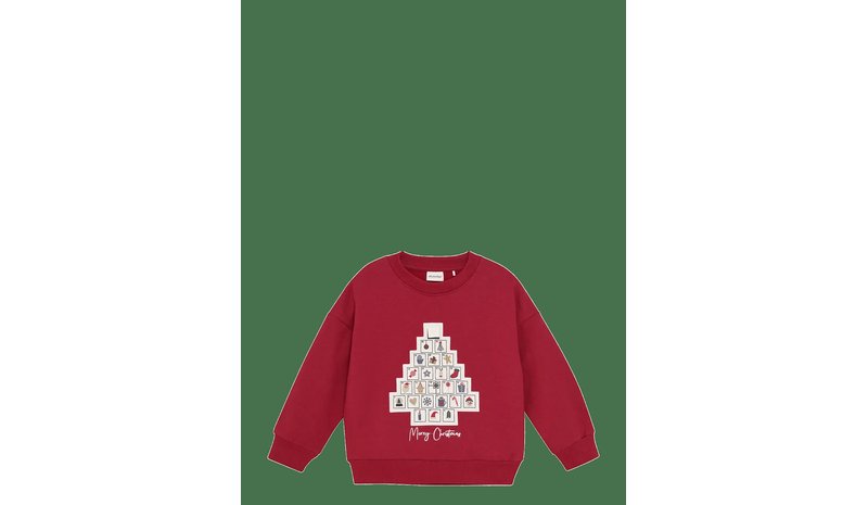 MINYMO Sweat Ls - RIO RED - 110 – kuva 1/2