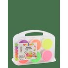 PRIMO Fingerpaint 6 Pots - Neon - MULTI - One Size