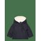 MANGO Anorak With Shearling-Effect Hood - NAVY - 6-9M – kuva 1