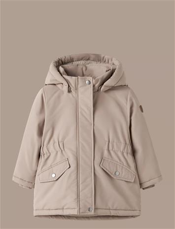NAME IT Nmfmarlow Parka Jacket Tb - SILVER MINK - 86 – kuva 1/2