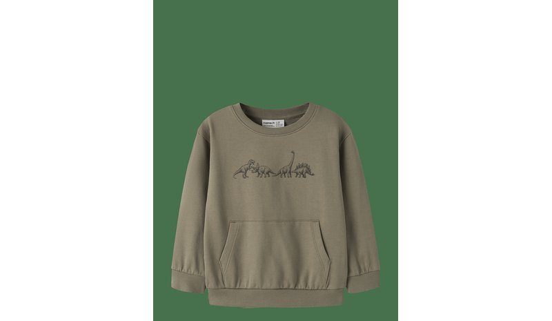 NAME IT Nmmvildar Ls Sweat Box Bru - MERMAID - 92 – kuva 1/2