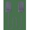 NAME IT Nbmwillit Wool Mittens Wo/Thumb - FOLKSTONE GRAY - One Size – kuva 1