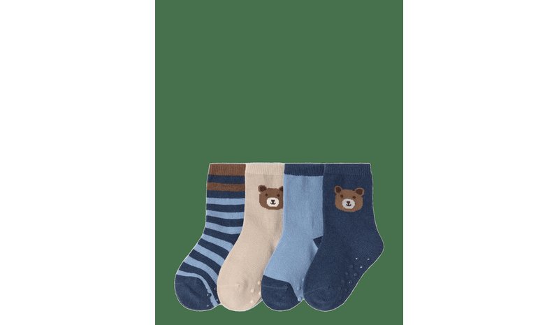 LINDEX 4-Pack Ankle Socks - DARK BLUE - 13/15 – kuva 1/2