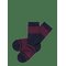 FUB 2-Pack Colour Block Striped Socks - VIOLET - 19/21 – kuva 1