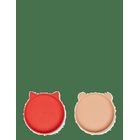 LIEWOOD Olivia Plate - 2 Pack - APPLE RED / TUSCANY ROSE - One Size