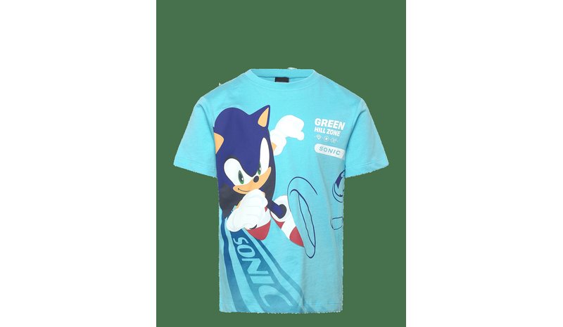 SONIC Tshirt - TURQUOISE - 140 – kuva 1/2