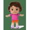 DORA THE EXPLORER Dora The Explorer Basic Plush 20 Cm - Dora - MUTI - One Size – kuva 1