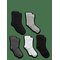 MINYMO Ankle Sock - Rib (5-Pack) - BLACK - 19\22 – kuva 1