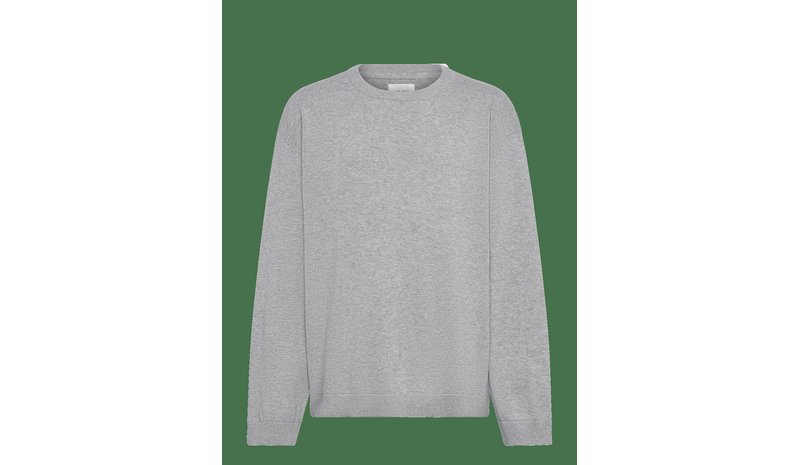 ENKEL STUDIO O-Neck Knit - GREY MEL - 164 – kuva 1/2