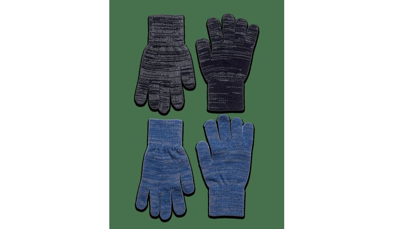CELAVI Magic Gloves W.reflex 2-Pack - BRIGHT COBALT - 7\12Y – kuva 1/2