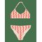 ROXY Bold Waves Basic Tri Bra Set - PAPAYA BOLD WAVES - 170 – kuva 1