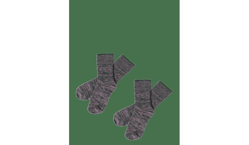 FUB 2-Pack Melange Socks - FOREST/IRIS - 19/21 – kuva 1/2