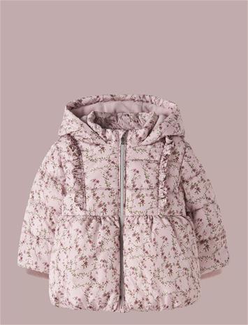 NAME IT Nbfmay Puffer Jacket Aop Frill - VIOLET ICE - 68 – kuva 1/2