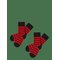 FUB 2-Pack Classic Stripe Socks - DARK NAVY /SIGNAL RED - 19/21 – kuva 1