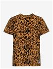 MINI RODINI Basic Leopard Ss Tee - BEIGE - 140-146