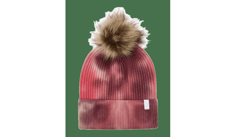 MINYMO Hat W. Fixed Pom Pom - WITHERED ROSE - 1-3Y – kuva 1/2