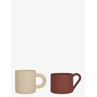 OYOY MINI Nomu Cups - Set Of 2 - VANILLA/NUTMEG - One Size