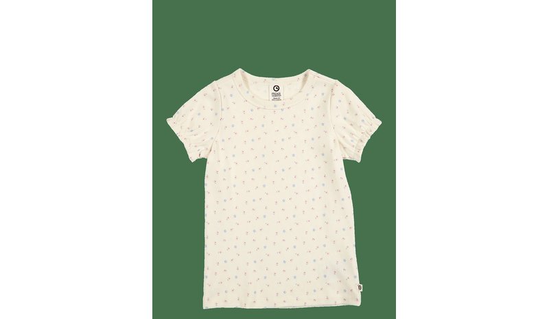 MÜSLI Spring Puff S/S T - TOFU/ NECTAR/ SHELL BLUE - 116 – kuva 1/2