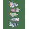 MIMI & LULA 5 Clic Clacs - Mini Unicornland - MULTI - One Size – kuva 1