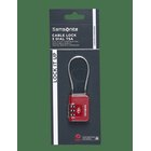 SAMSONITE Cablelock 3 Dial Tsa - RED - One Size