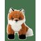 TEDDYKOMPANIET Teddy Forest, Räv - ORANGE - 25 cm – kuva 1