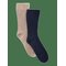 HUTTELIHUT Wool Rib Socks 2-Pack - DARK NAVY - 39\42 – kuva 1