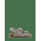 MANGO Buckles Leather Sandal - GREY - 27 – kuva 1