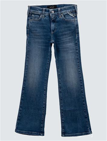 REPLAY Amista Trousers Bootcut - MEDIUM BLUE - 176 – kuva 1/2
