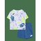 NIKE Nike Tee & Short Set - BLUE - 86 – kuva 1