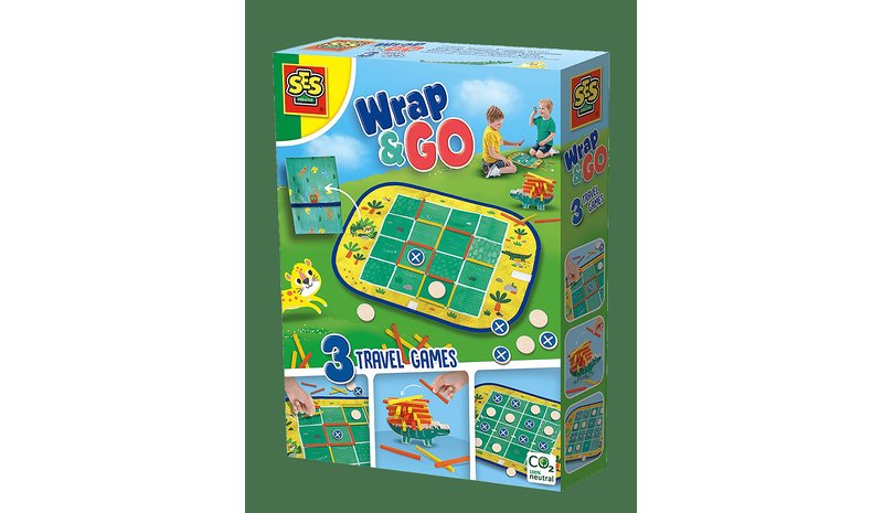 SES CREATIVE Game - Wrap & Go Connect Four Travel Bag - MULTI - One Size – kuva 1/2