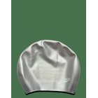 SPEEDO Long Hair Silicone Cap - SILVER/WHITE - One Size