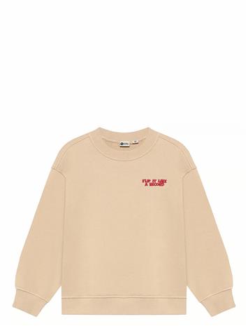 DAILY 7 Oversized Sweater Backprint - GINGER ROOT - 110 – kuva 1/2