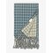 FABELAB Blanket - Grid - BLUE SPRUCE - One Size – kuva 1