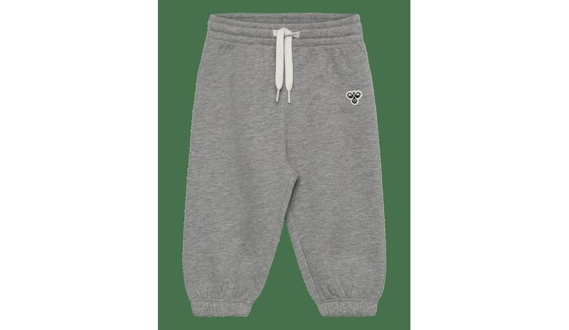 HUMMEL Hmlmini Loose Pants Bee - GREY MELANGE - 74 – kuva 1/2