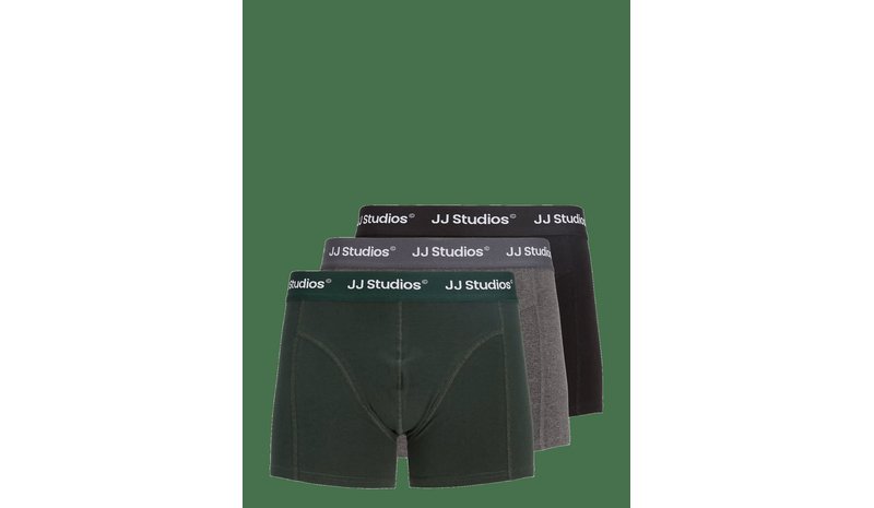 JACK & JONES Jacsoho Solid Trunks 3 Pack Jnr Sn - BLACK - 164 – kuva 1/2