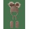NAME IT Nbnmora Knit Set - WALNUT - 40-44 – kuva 1