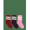 MP DENMARK Anker Socks - 3-Pack - DARK PURPLE - 40/42 – kuva 1