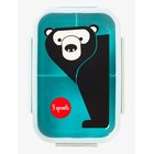 3 SPROUTS Lunch Box - BEIGE - BEAR - 22X14X6.5 cm