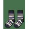 FUB 2-Pack Classic Striped Socks - DARK NAVY,MULTI STRIPE - 19/21 – kuva 1